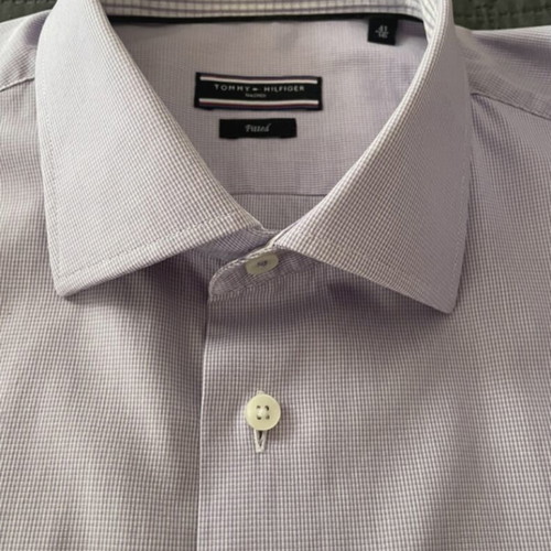 Πουκάμισο Tommy Hilfiger μέγεθος 41 σαν καινούριο ροζ-μωβ
