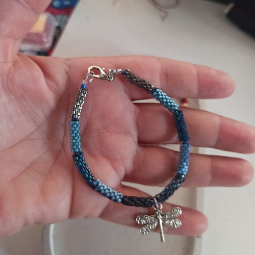 Handmade Miyuki Bracelets new, blue and red