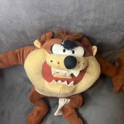 Vintage TAZ Looney Tunes plush used, Quiron Art. 4303 collectible