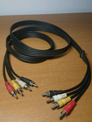 Καλώδιο RCA τετραπλό πλακέ 1,8 μέτρα μεταχειρισμένο