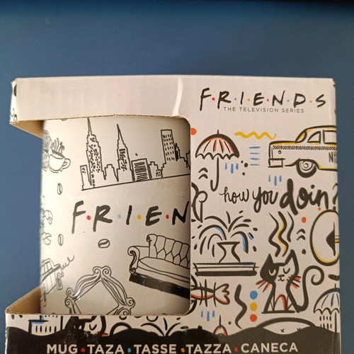 Authentic collectible Friends the TV series mug refurbished