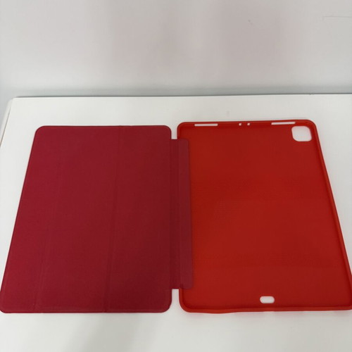Tablet case 10” red used with flip cover and stand