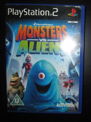 Monsters Vs Aliens PS2 μεταχειρισμένο παιχνίδι σε καλή κατάσταση