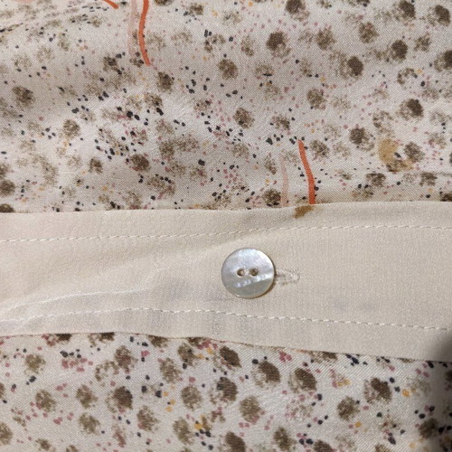 Raoul silk dress like new with floral print and collar
