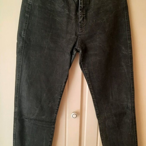 Pull & Bear black high-rise elastic jean used, slim fit size M