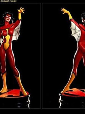 Spider Woman Premium Format Figure like new, Limited Edition 750, Sideshow Collectibles