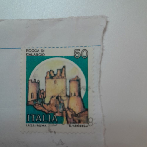 Italy Rocca di Calascio Stamp new