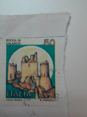 Γραμματόσημο Ιταλίας Rocca di Calascio καινούργιο