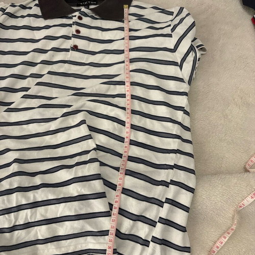 Set of 2 men's Polo T-shirts x-Large like new, blue and striped