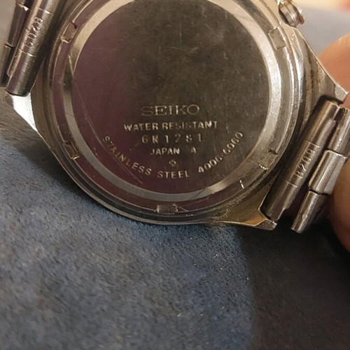 Seiko Bell Matic watch used with manual winding
