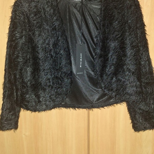 Bolero Zic Zac black new, one size