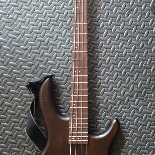 Cort Action PJ Open Pore Walnut bass like new with case and new strings