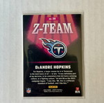 2023 Panini Zenith Football Titans Z Team DeAndre Hopkins #20 καινούργιο