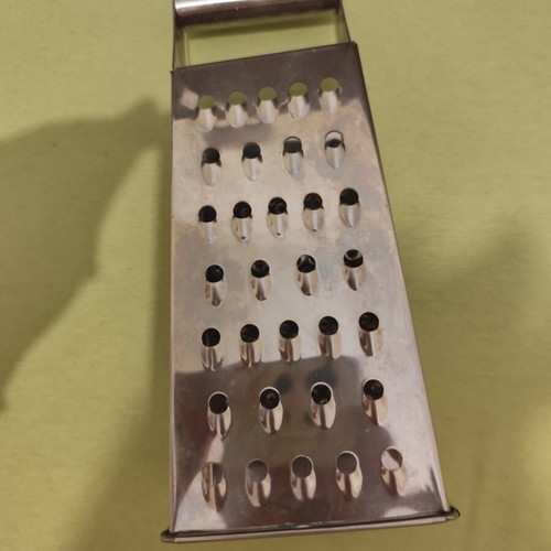 Square stainless steel grater like new