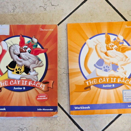 Junior B The Cat Is Back English books set of 2
