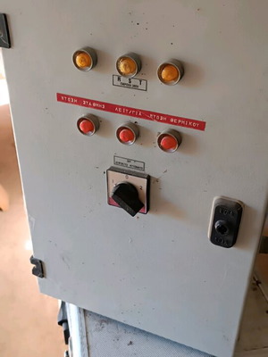 Water pump panel used for three-phase pump with protections
