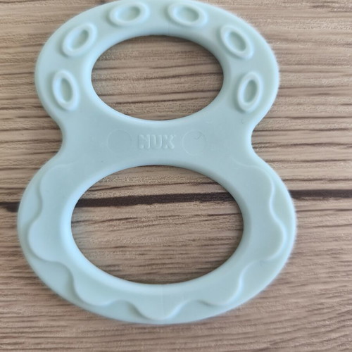 Nuk teething rings set like new, plastic and rubber