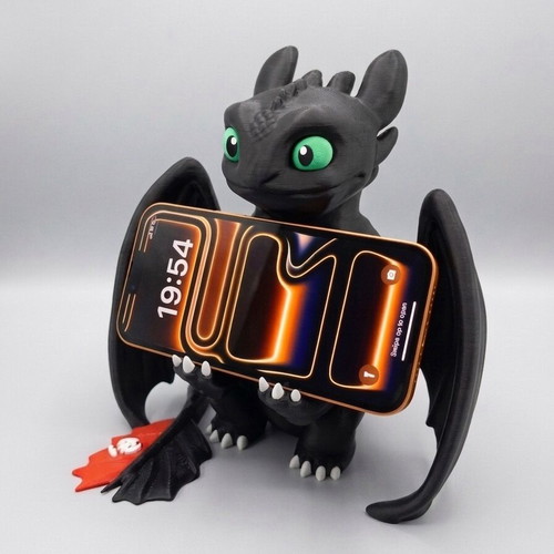 Night Fury Controller Stand 3D printed for PS5 and Xbox, made to order