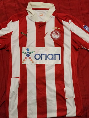 Φανέλα Ολυμπιακός Puma μεταχειρισμένη, match worn, Champions League Youth League