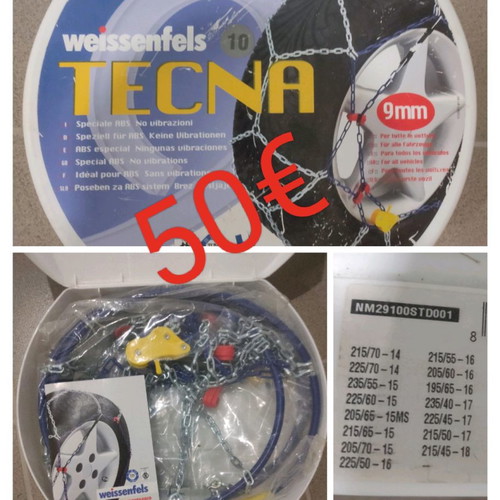 Weissenfels Tecna snow chains new