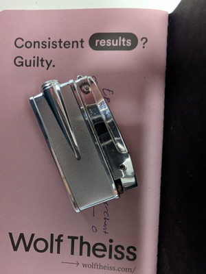 Penguin Vintage Pocket Gas Lighter used, rare collectible