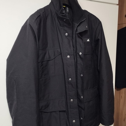 Adidas men's jacket black like new, very warm