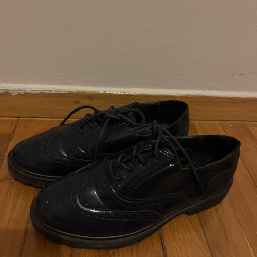 Shoes used, very dark blue, size 38