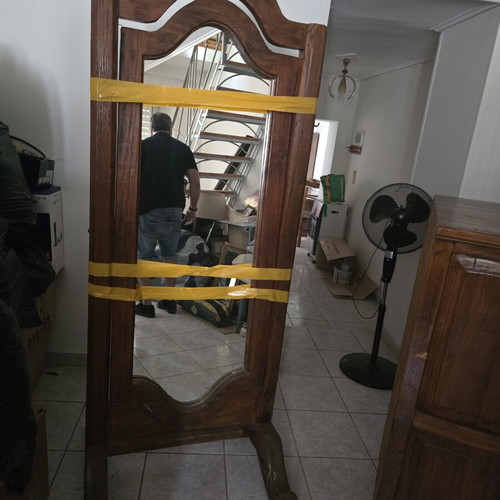 Mexican floor mirror used, 2 meters height and 76 width