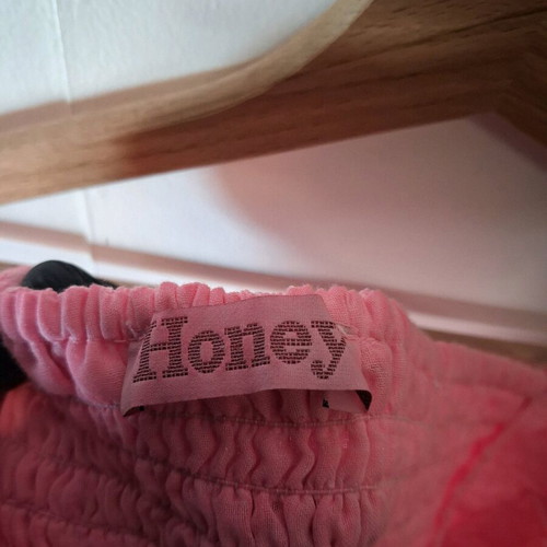Honey Pink Strapless Dress like new