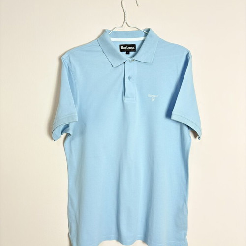 Barbour polo shirt like new, size L, blue