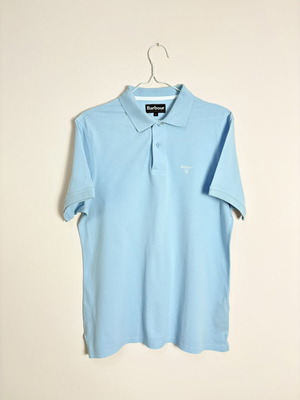 Barbour polo shirt like new, size L, blue