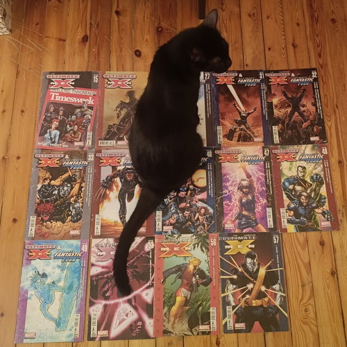 Ultimate X-Men comics used, set of 13 Greek issues by Anubis