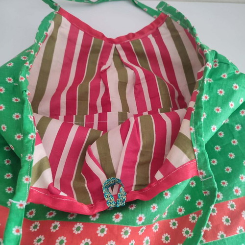 Shopper bag handmade brand new, multicolor shoulder