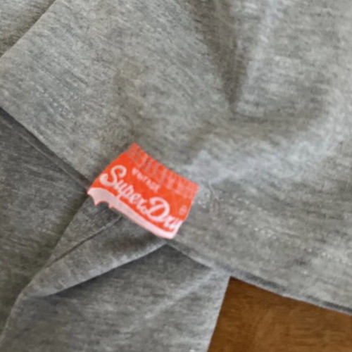 Superdry T-shirt like new, unisex, gray, size S
