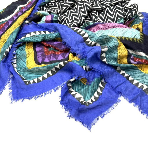 Missoni φουλάρι με κλασικό πολύχρωμο σχέδιο μεταχειρισμένο