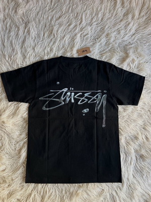 Stussy Mercury Tee καινούργιο, μεγέθη S, L, μαύρο