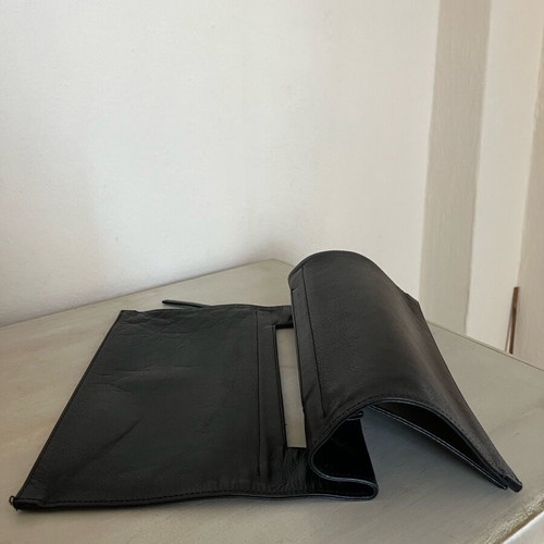 Lancel black leather handbag, like new, 100% leather
