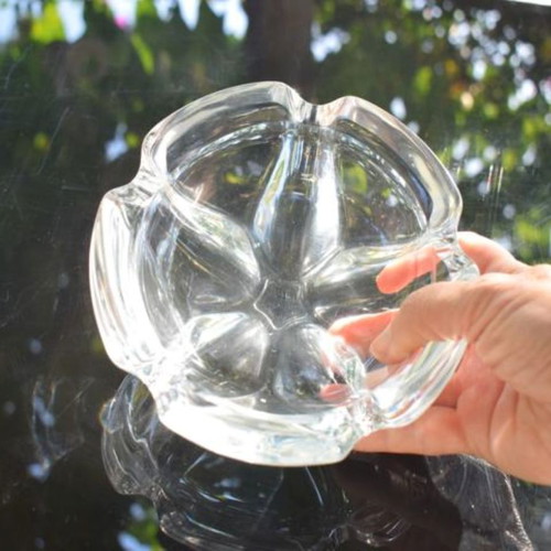 Crystal cigar ashtray used, origin France