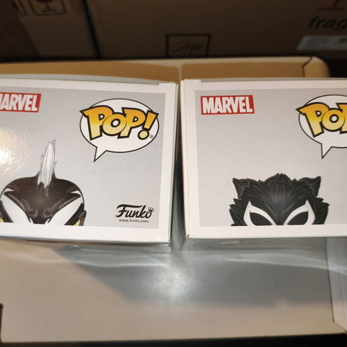 Funko Pop Venomized Captain Marvel and Rocket new