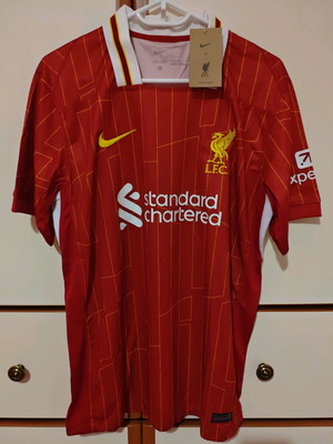 Liverpool fc no name jersey size L new official replica