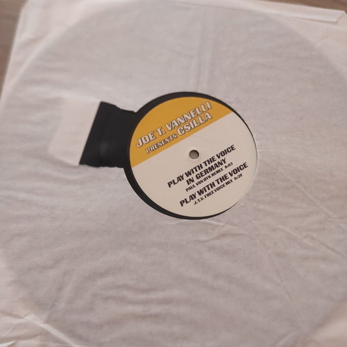 Joe T Vannelli Play With The Voice double vinyl used, electronic