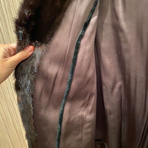 Mink fur jacket Skaperdas Furs like new, brown