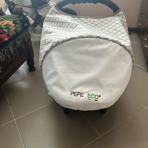 Baby stroller 3 in 1 used with winter and summer carrycots and car seat