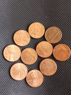 USA two euro coins set of ten like new