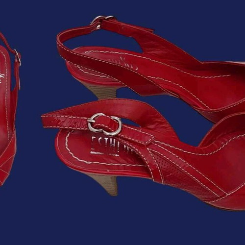 Esthissis red sandal like new, size 41