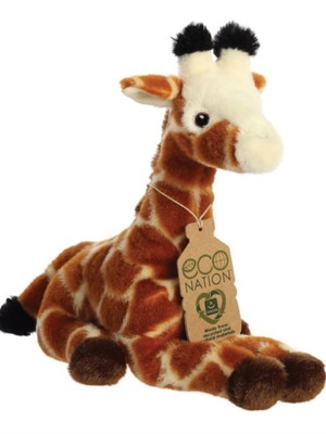 Eco Nation Giraffe Plush 23cm new