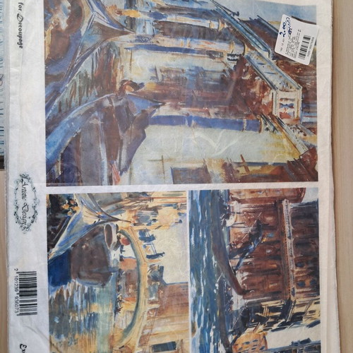Decoupage rice paper 11 designs 30x40 cm new