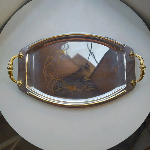 Vintage serving platters used