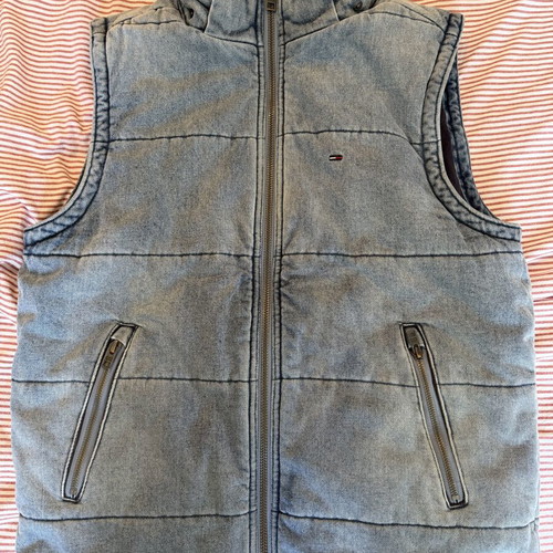 Tommy Hilfiger Men’s Jeans Vest Medium Used, Blue