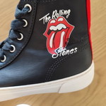 Zara Rolling Stones Kids Boots like new, size 34, black and red